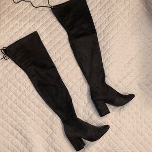 Steve Madden suede knee high boots